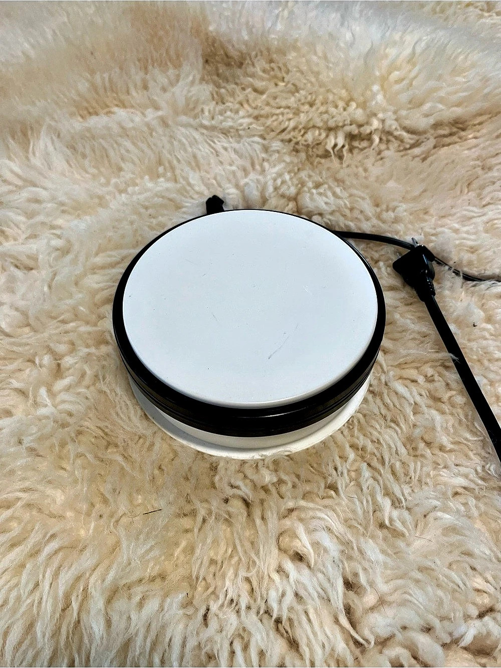 Electronic Roatating Display Turntable 360 Degree White